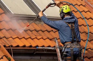 Démoussage et hydrofuge de toiture à Bourgon